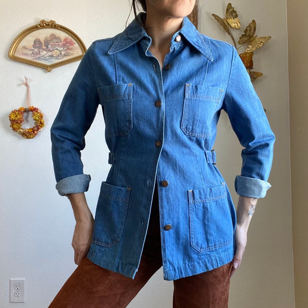 70s vintage denim jacket